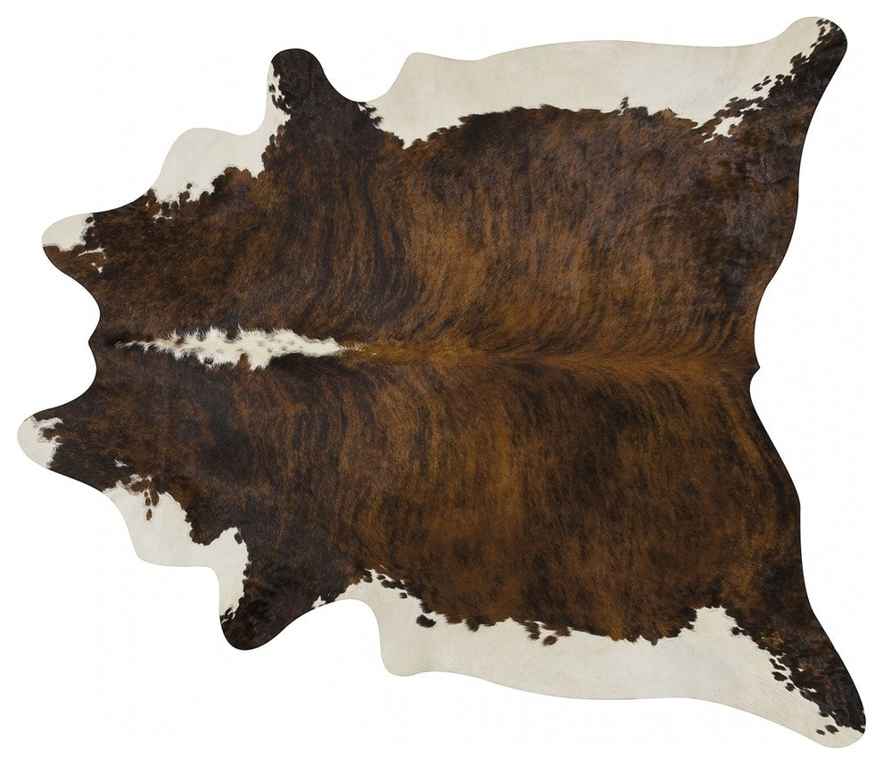 Pergamino Brindle Backbone Cowhide Rug, Extra Extra Large