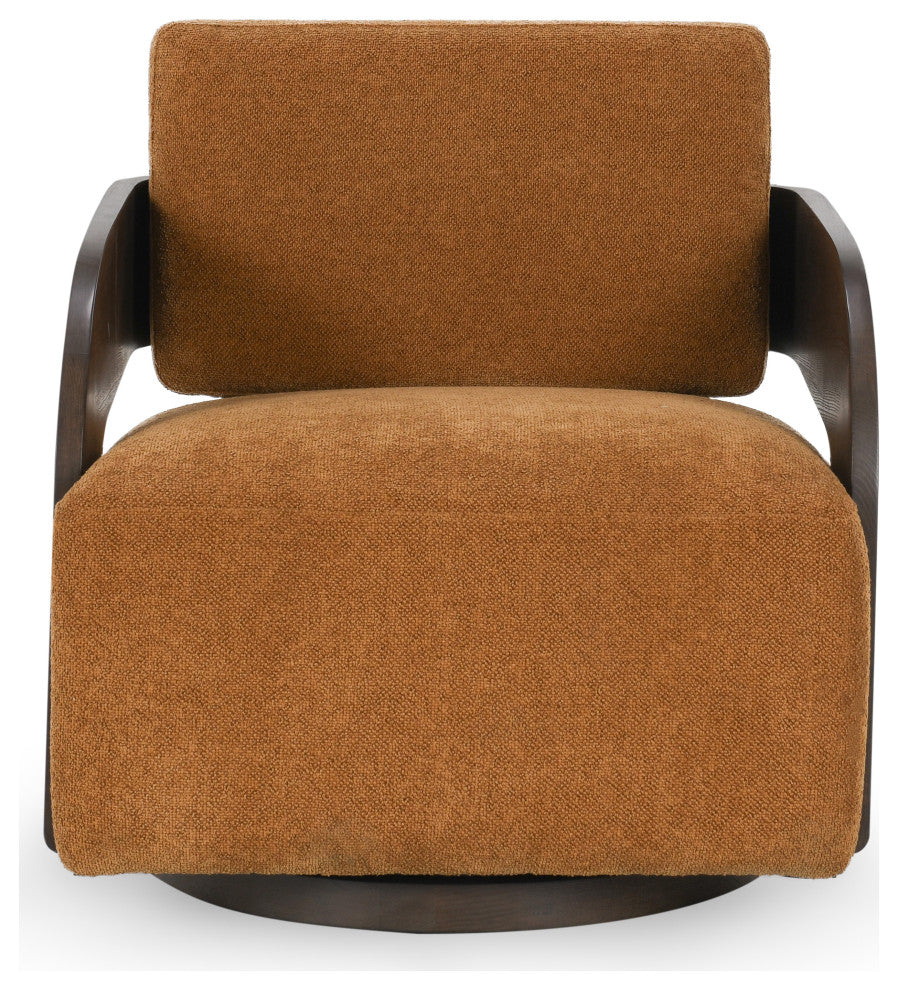Toscana Swivel Accent Chair, Amber