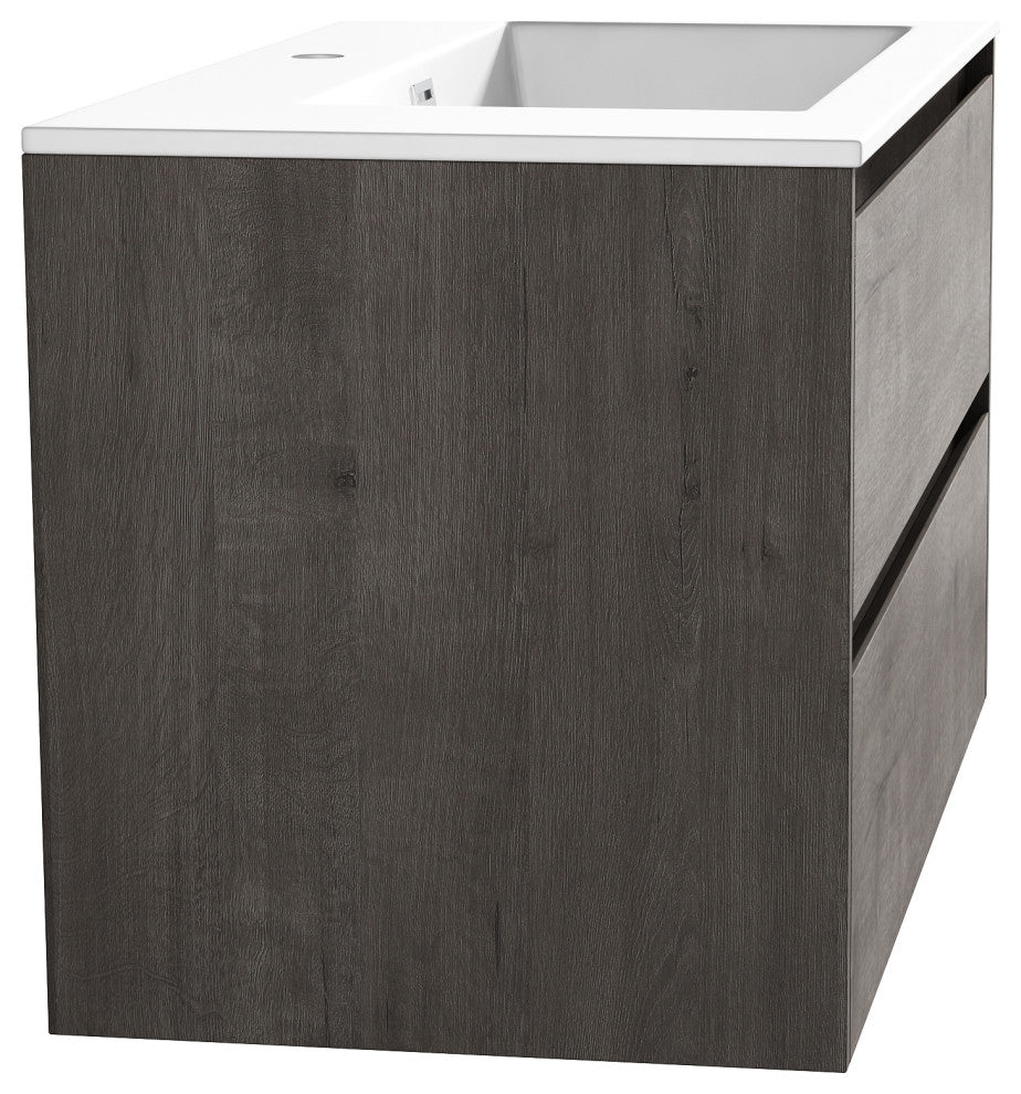 The Marlow Single Bathroom Floating Vanity, Kye, 36"