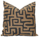 Zuberi Pillow Geometric Pattern With Down Feather Insert