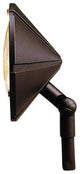 Transitional Six Groove Landscape 12V Wall Wash, Textured Architectural Bronze