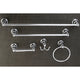 Kingston Brass 5-Piece Bathroom Accessory Set, Polished Chrome