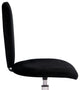 Heart 360 Degrees Vanity Chair With Adjustable Height, Black Velvet
