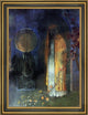 Odilon Redon The Yellow Cape - 16" x 24" Framed Premium Canvas Print