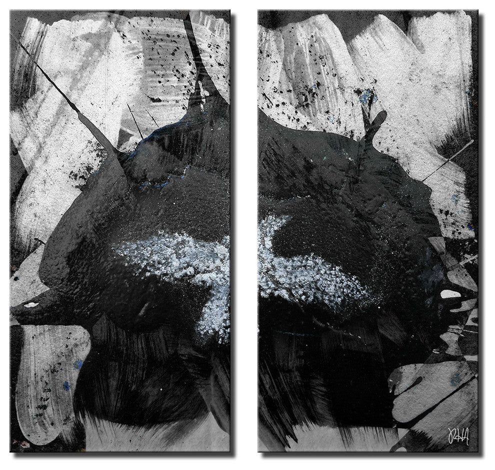 INKD V Canvas Art, 24"x12" 2-Panels