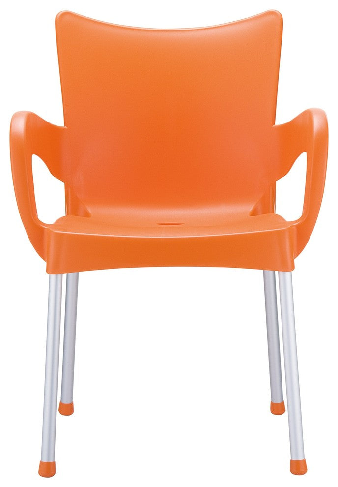Compamia Romeo Outdoor Dining Armchairs, Set of 2, Orange