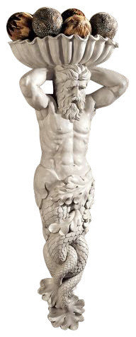 Atlantes God of The Sea Wall Sculpture