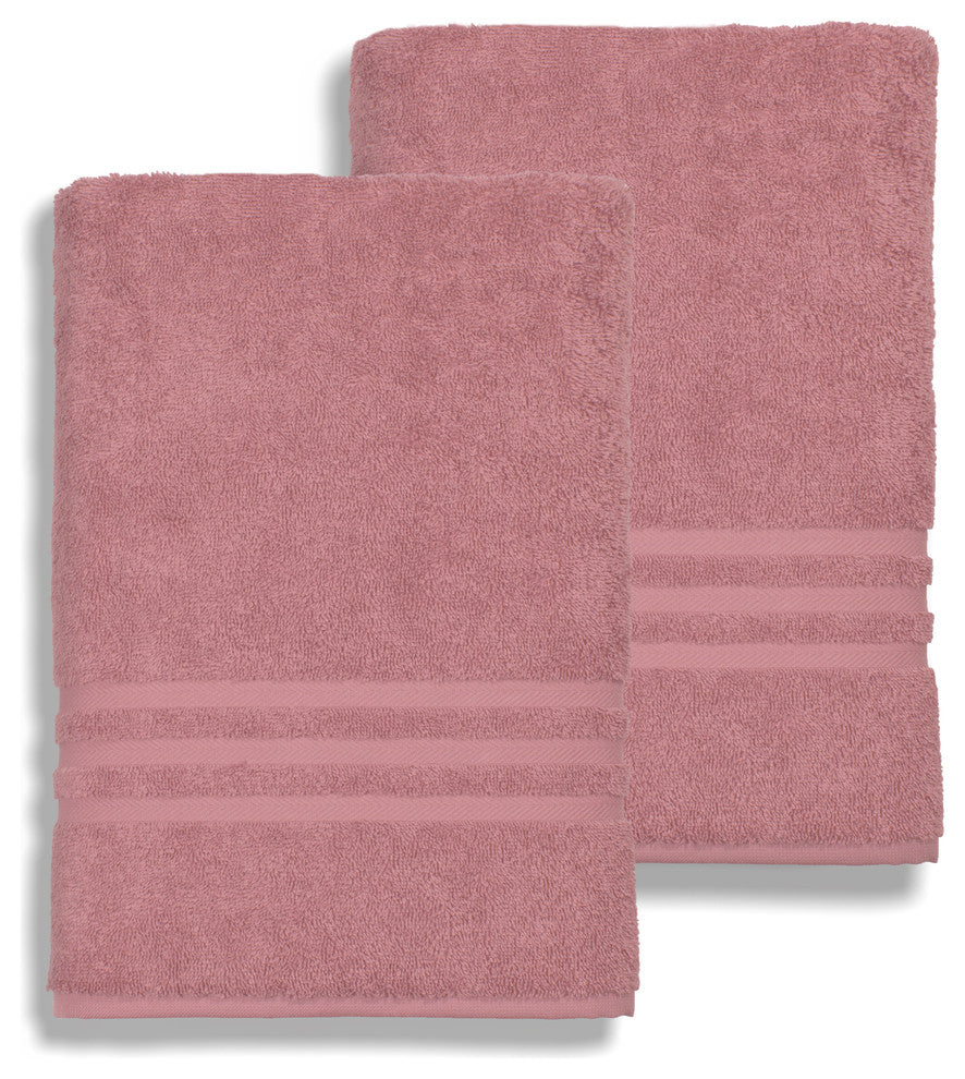 Denzi Bath Sheet, Set of 2, Tea Rose