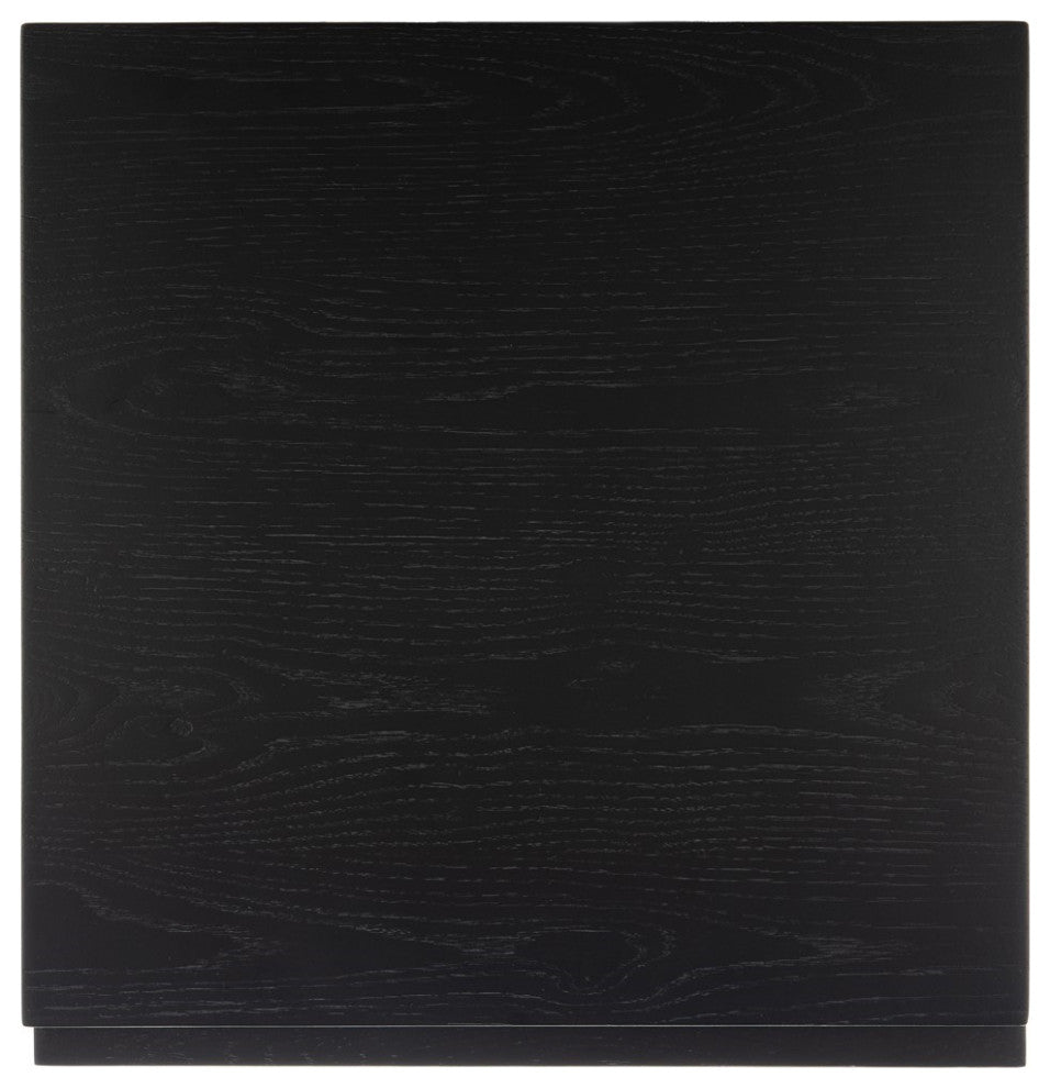 Safavieh Couture Zeus 2 Drawer Nightstand, Black