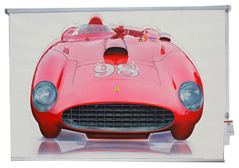 "Marcello Ferrari" Artwork, 5' Shade, Partial Sheer