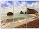 "Amazing Aphrodite's Rock in Cyprus" Metal Wall Art, 3 Panels, 36"x28"