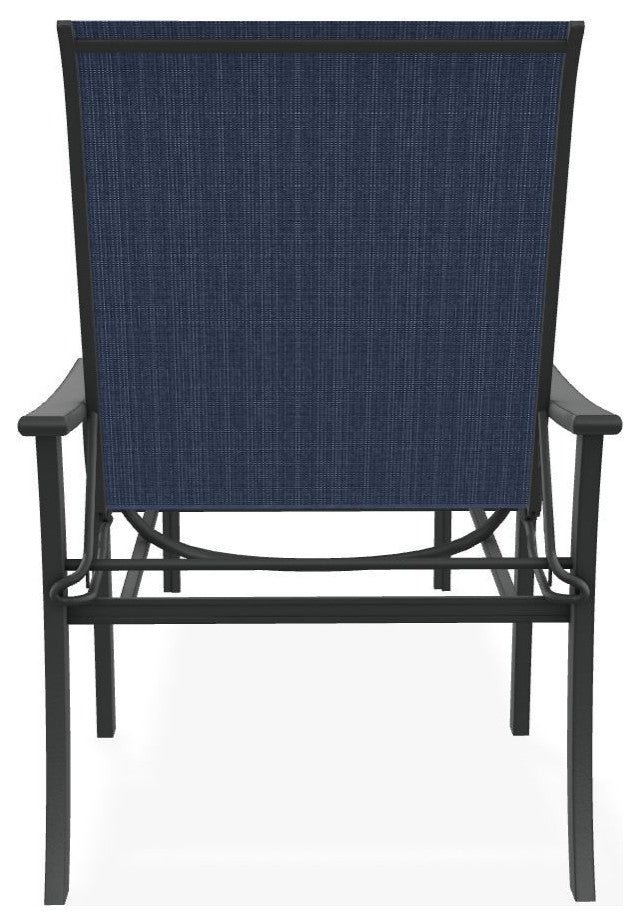 St. Catherine Sling 4-Position Outdoor Chaise Lounge, Mavi/Graphite