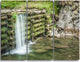 "Fabulous Man-made Waterfall" Metal Wall Art, 3 Panels, 36"x28"
