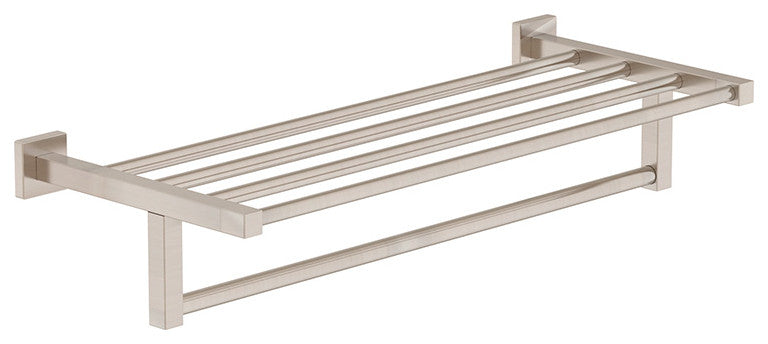 Duro 22 inch Towel Shelf with Mounting Hardware, Satin Nickel