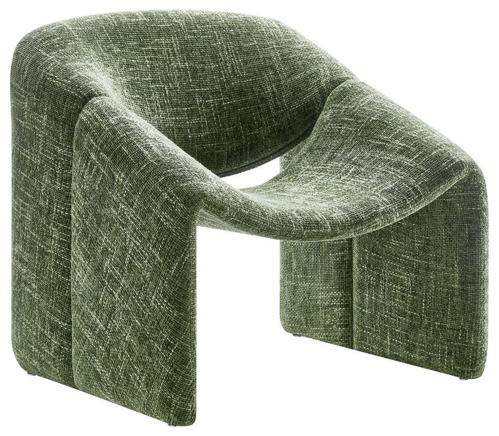 Vivi Chenille Upholstered Accent Chair - Basil