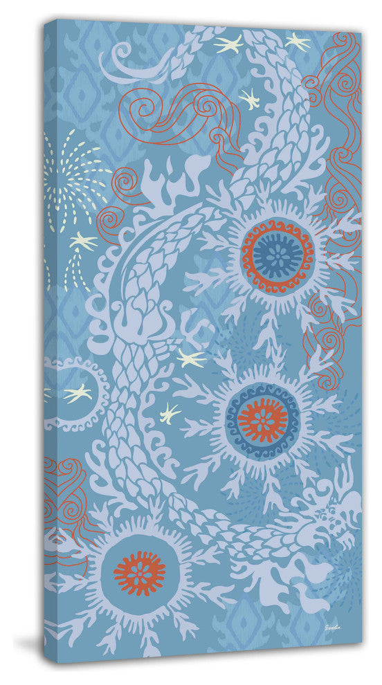"July Dragon" Painting Print on Canvas by Evelia