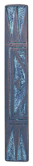 Arrowhead 17" Entryway Door Pull, Polished Pewter