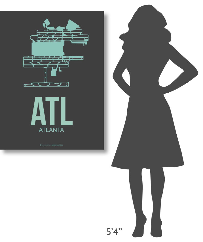 "ATL Atlanta Poster 2" Fine Art Print