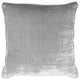 Lexington Viscose Silk Blend Throw Pillow, Gray, 22x22