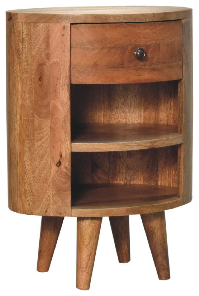 Cortez Oak-ish Bedside