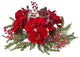 Orchid, Berry & Pine Holiday Candleabrum