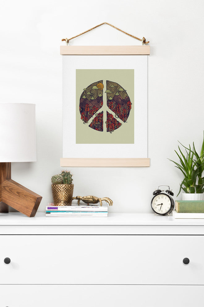 Deny Designs Hector Mansilla Peaceful Landscape Art Print