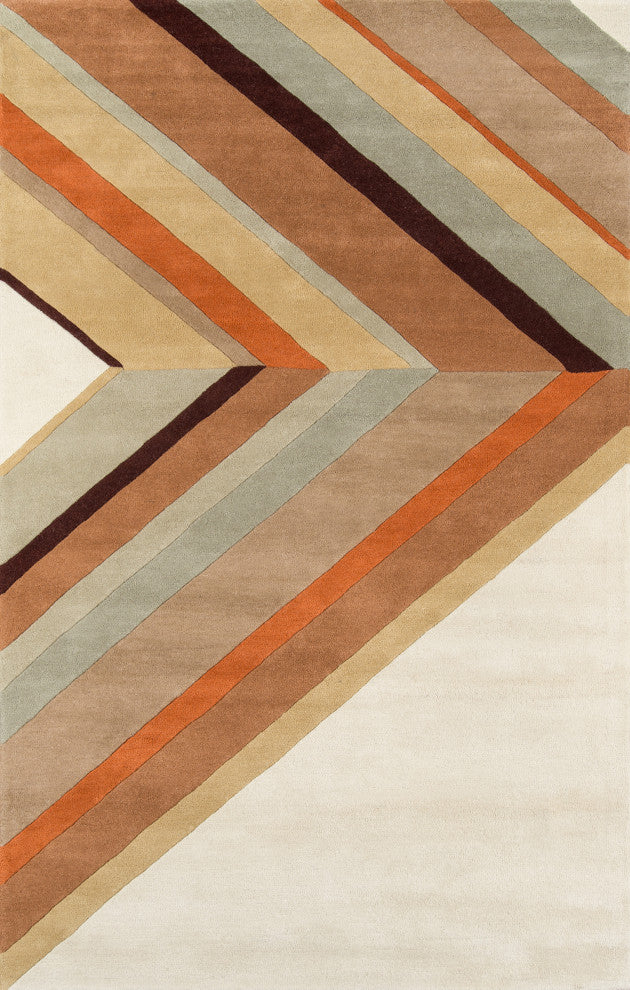 Novogratz Delmar DELMADEL-5BRN Rug, 3'6"x5'6"