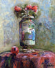 Edouard Vuillard Anemones in a Chinese Vase Premium Canvas Print