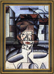 Juan Gris Portrait of Germaine Raynal - 16" x 24" Framed Premium Canvas Print