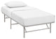 Horizon Twin Stainless Steel Bed Frame