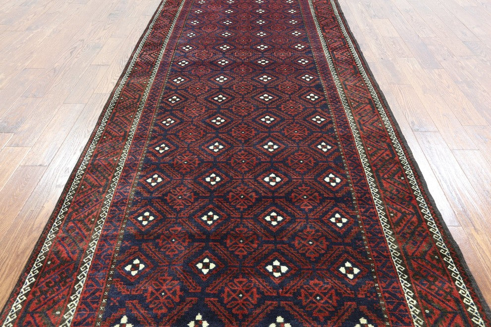 5'x11 Runner Oriental Persian Balouch Rug, W2367