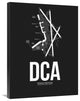 "DCA Washington Airport Black" Fine Art Print