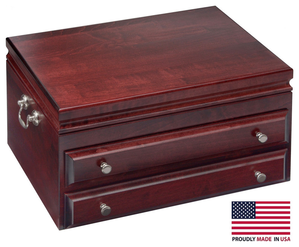 #F05M PRESIDENTIAL 1-Drawer Flatware Chest with Lift-Out 24 Knife Tray