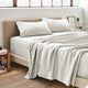 Bare Home Full XL 1800 Microfiber Sheet Set, Ivory