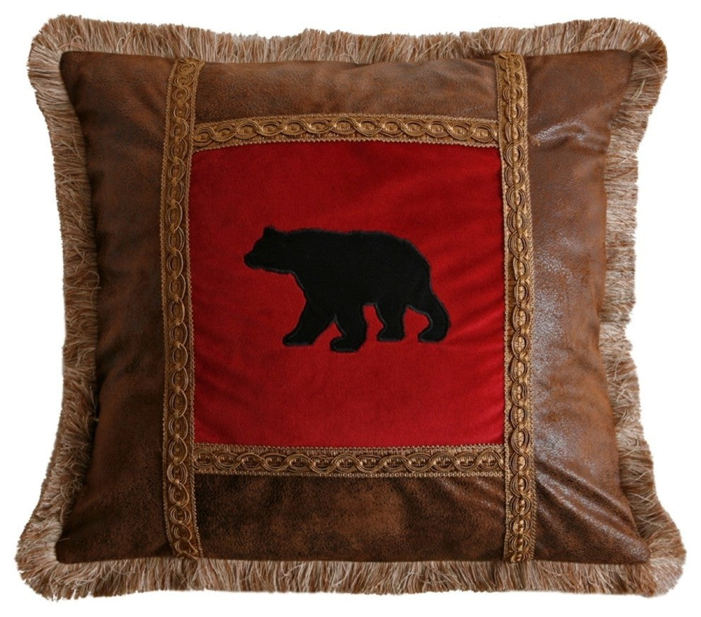 Applique Bear Pillow