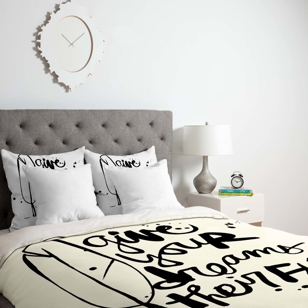 Deny Designs Kal Barteski Give Your Dreams Duvet Cover - Lightweight