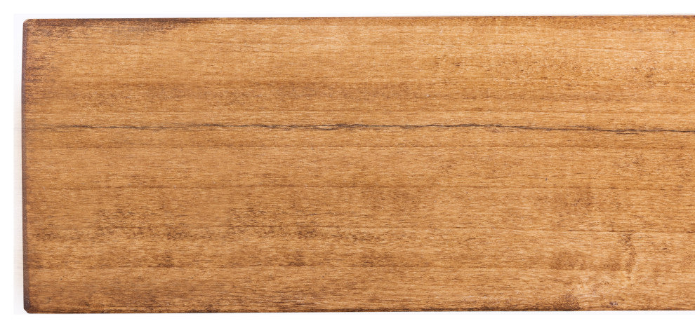 Modern Farmhouse Fireplace Mantels, Aged Oak, 72" L X 5.5" H X 6.25" D