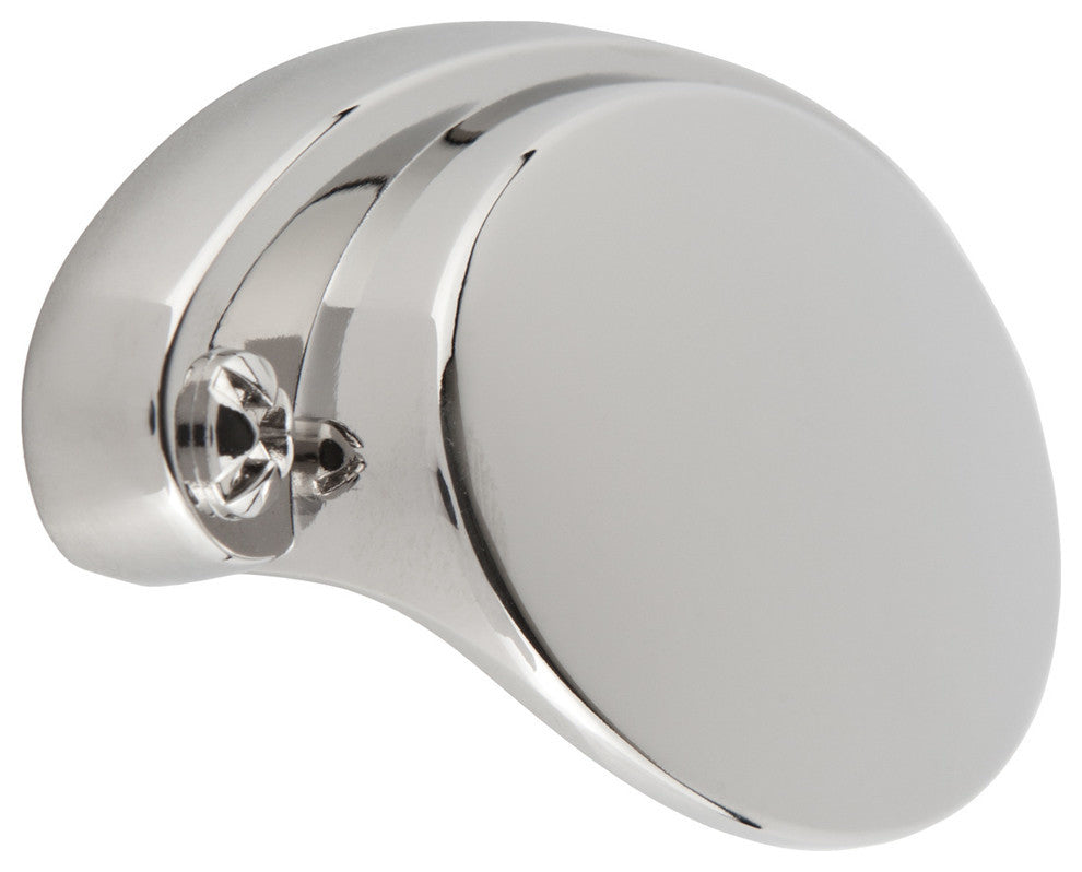 Sumner Street Home Hardware Ovaline Cup Pull, Medium, Polished Nickel