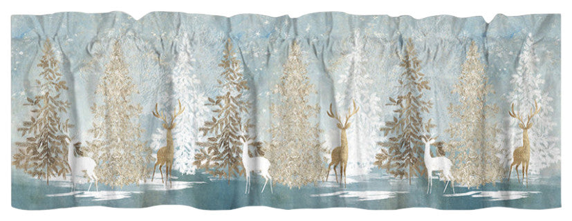 Winter Wonderland Window Valance