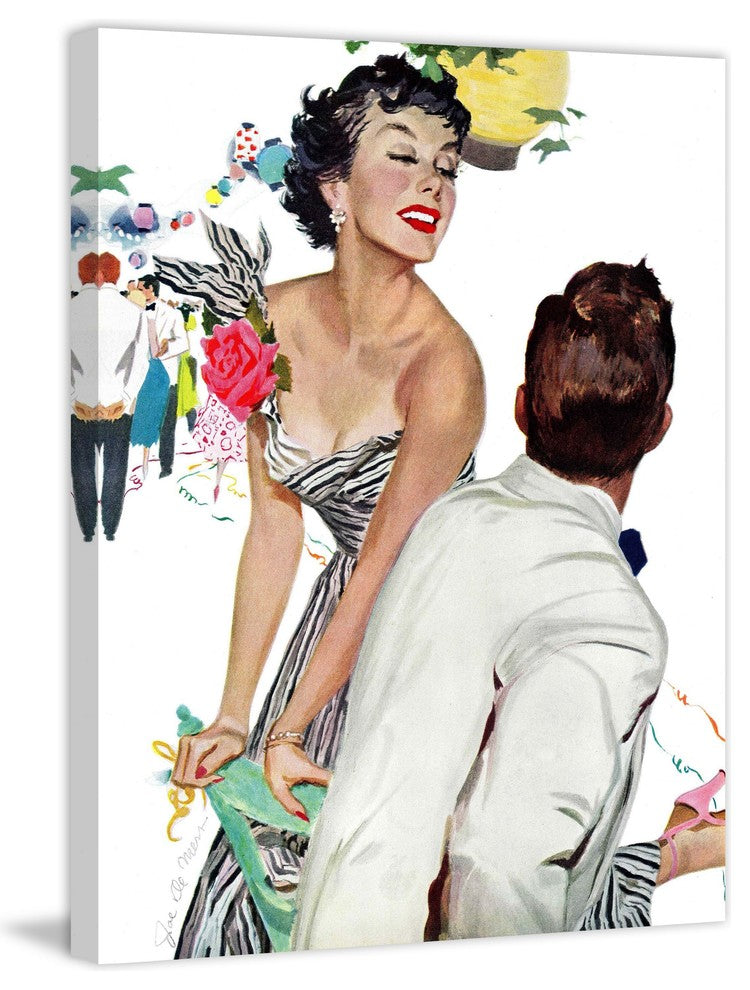 "Ball Date" Painting Print on Canvas