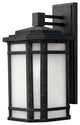 Hinkley Cherry Creek Medium Wall Mount Lantern, Vintage Black