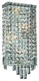 Elegant Maxim Wall Sconce, Chrome Finish With Royal Cut Crystal