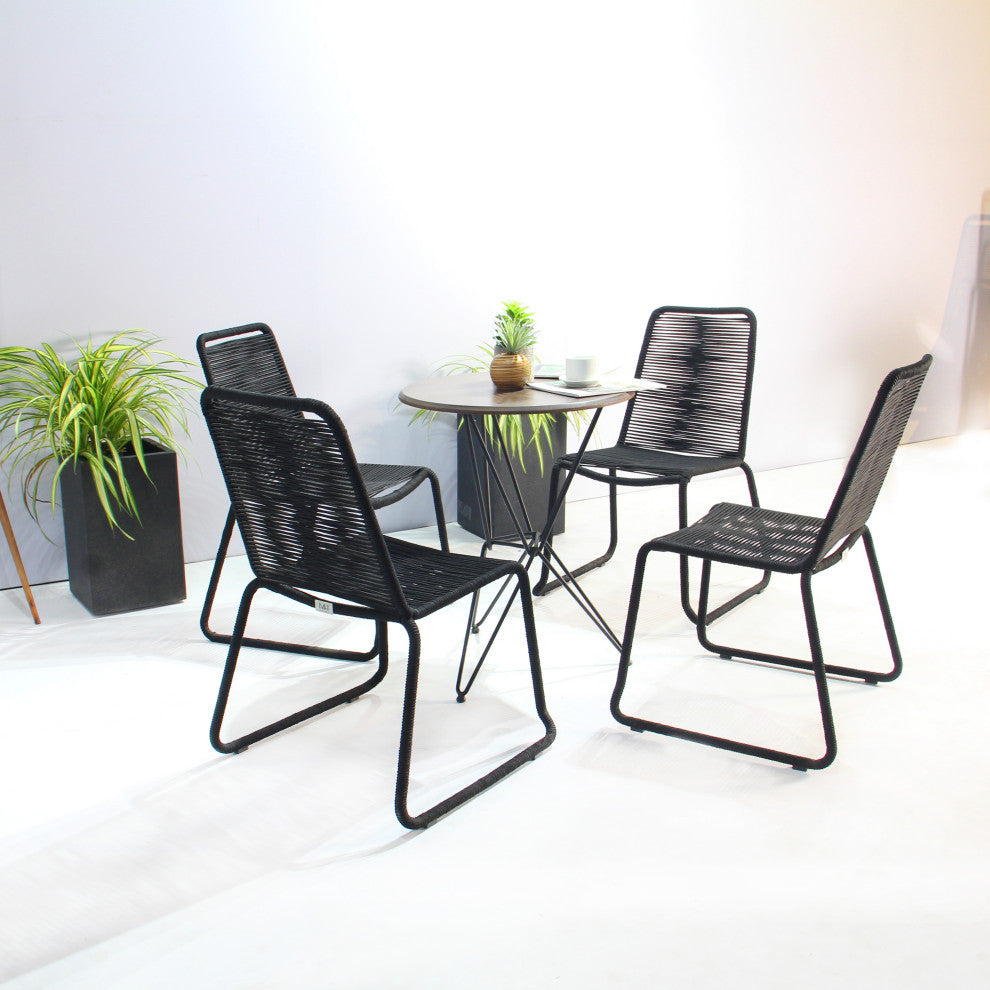 Set of 4 Neil Chair, Black