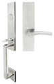 Phoenix Lever, Mortise Dummy Handleset, Left Hand, Satin Stainless Steel