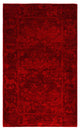 Overdyed One-of-a-Kind Hand-Knotted Area Rug Red, 3' 1" x 5' 0"