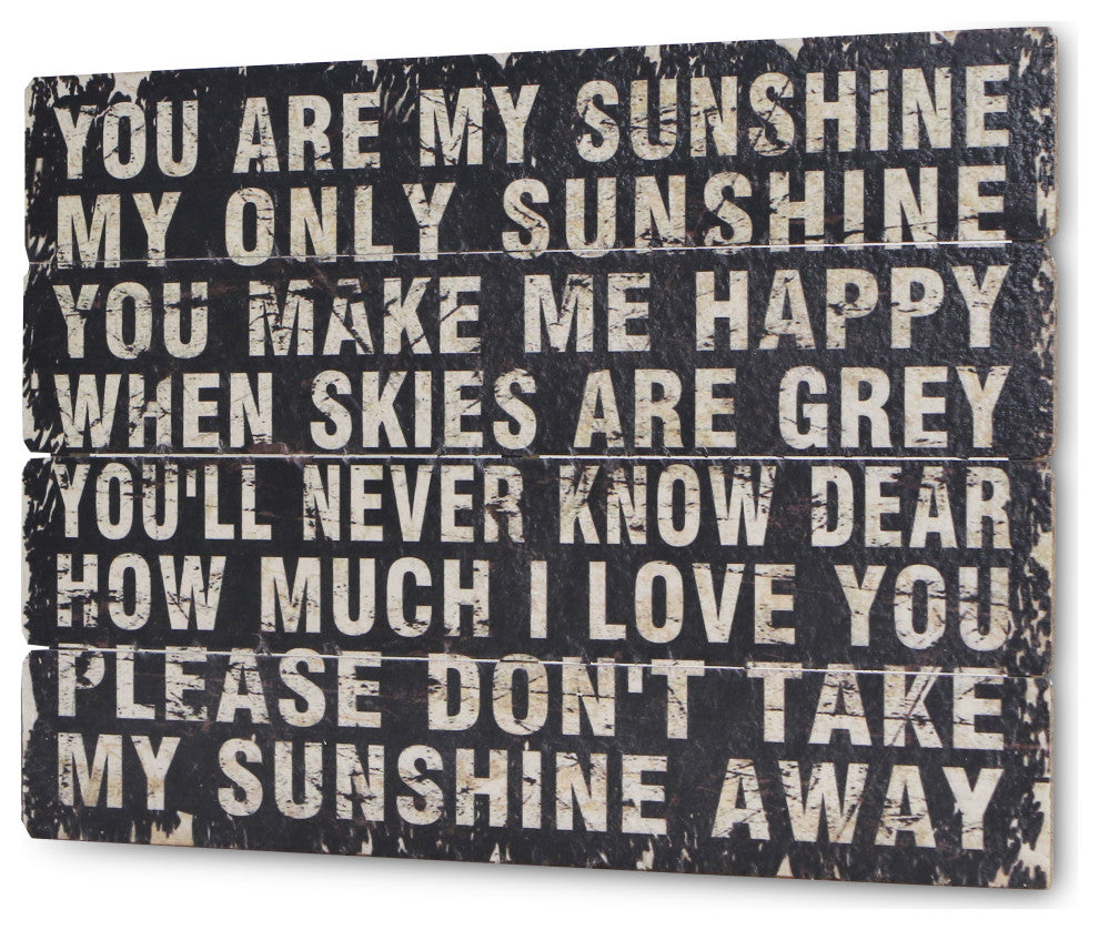 "You Are My Sunshine" Wall Art