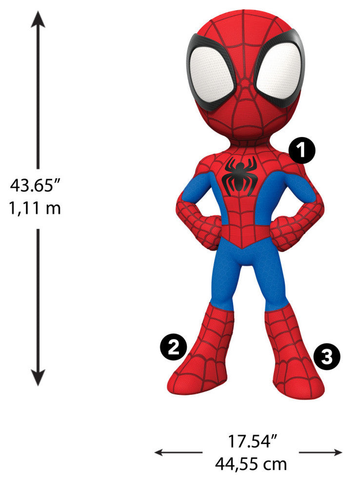 Spidey and His Amazing Friends Peel and Stick Giant Wall Decals