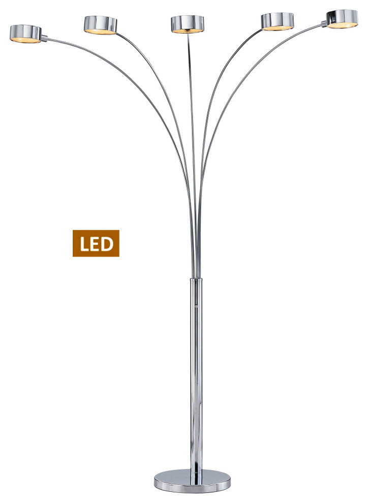 Artiva USA Micah Plus 88" LED Arched Floor Lamp with Dimmer