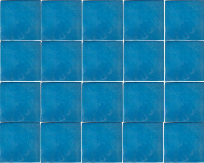 4.2x4.2 9 pcs Aqua Blue Talavera Mexican Tile