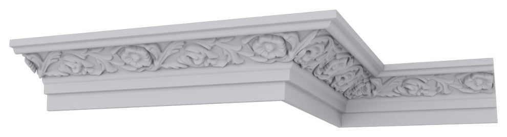 3 3/8"H x 2 1/8"P x 4"F x 94 5/8"L Medway Crown Moulding